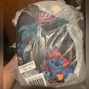 Disney Stitch Halloween Backpack and Wallet Set
